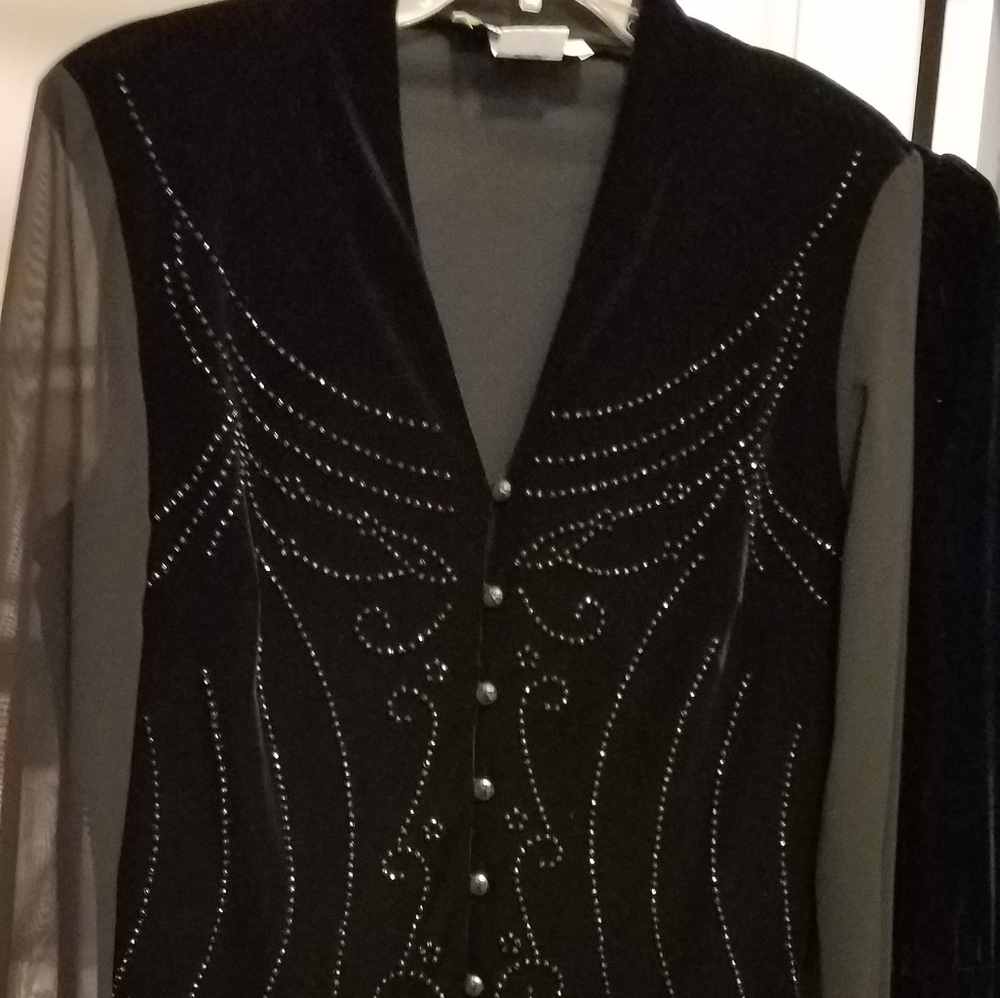 Vintage velvet blazer